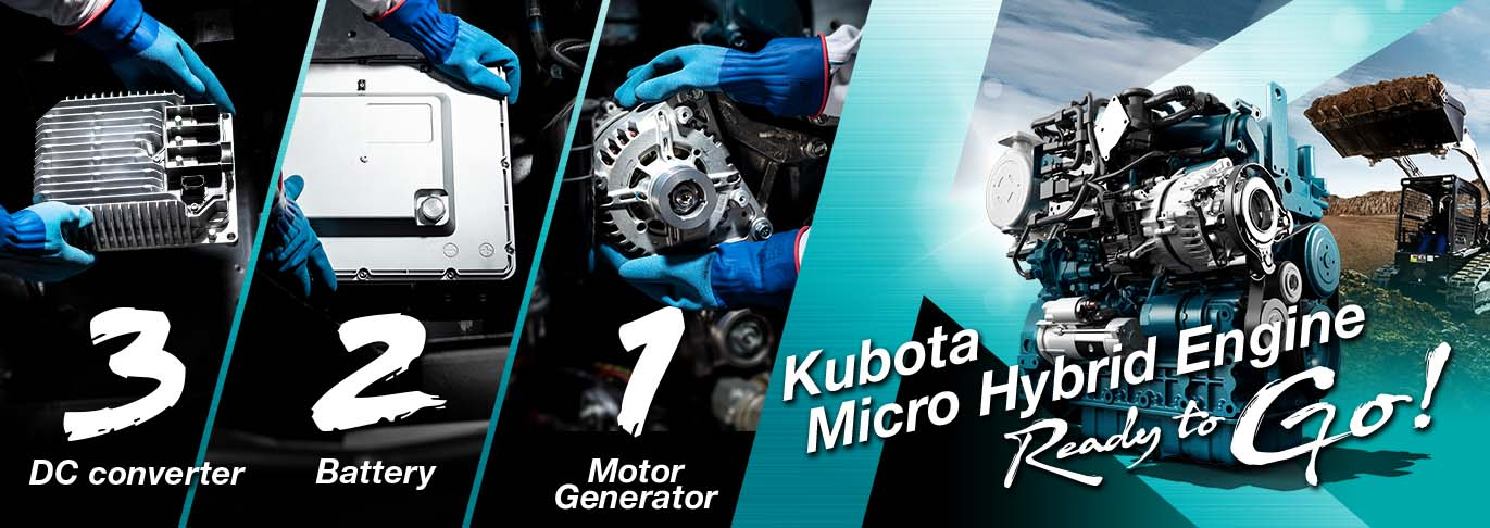 Kubota Micro Hybrid Engine