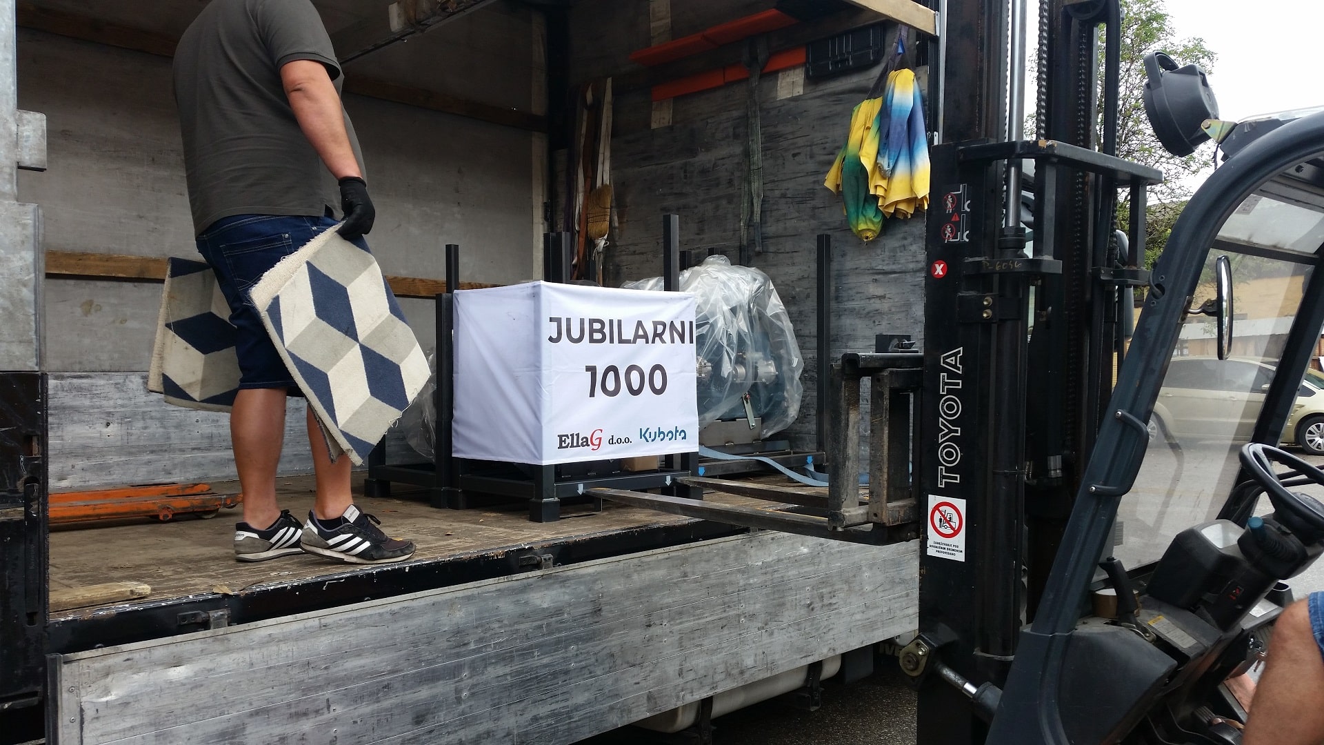 Jubilejni Kubota industrijski motor